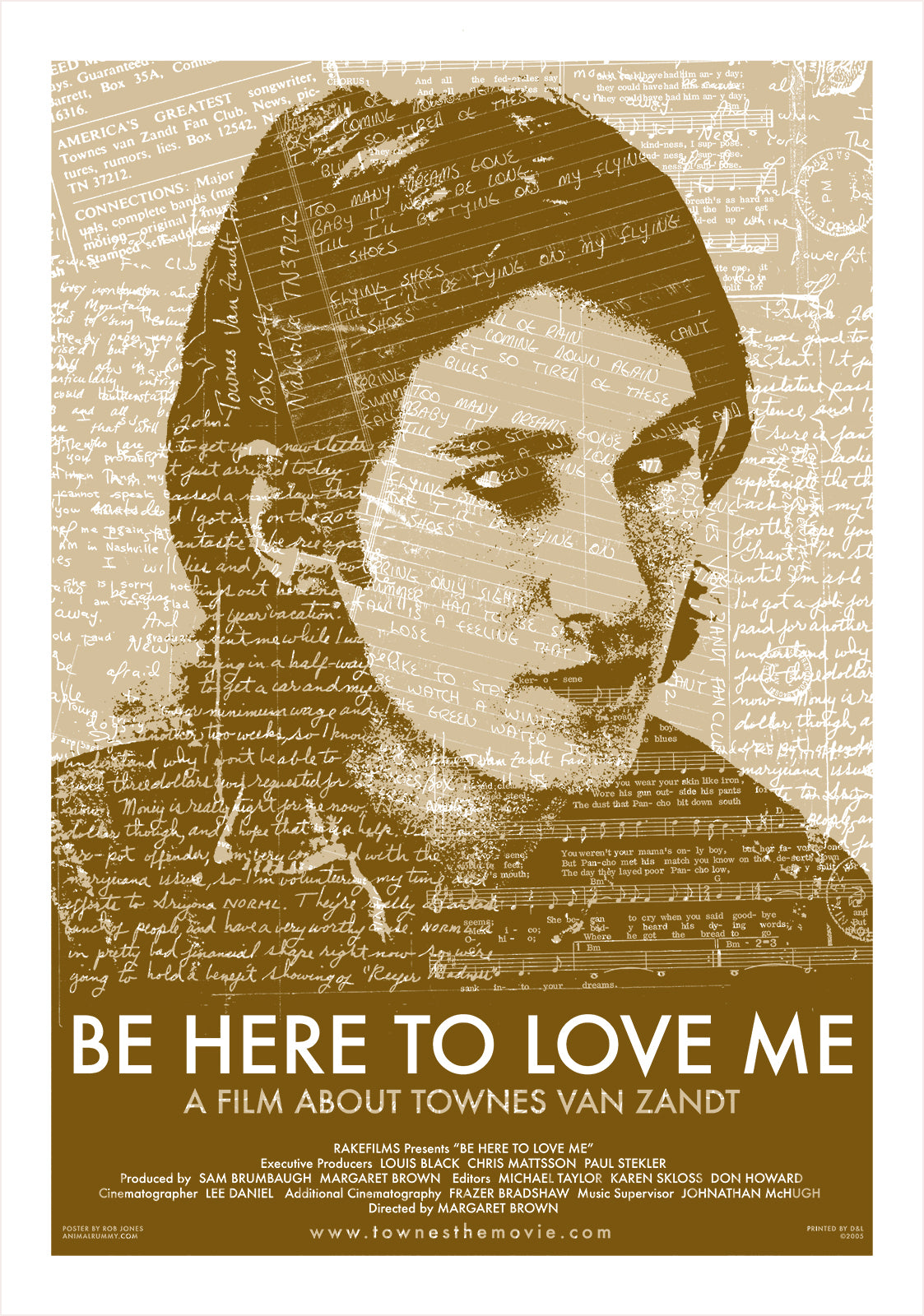 Be Here To Love Me-A Film About Townes Van Zandt (Second Printing)