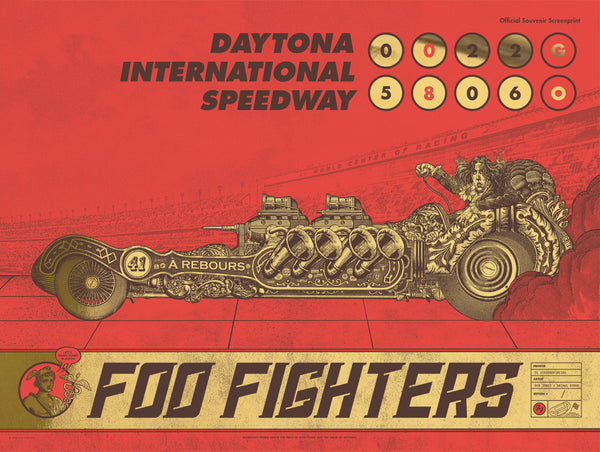 Foo Fighters Daytona 2026-Gold Foil Variant