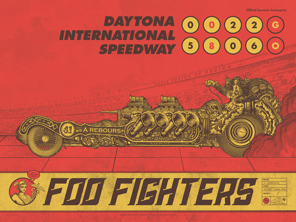 Foo Fighters Daytona 2026- Artist Variant